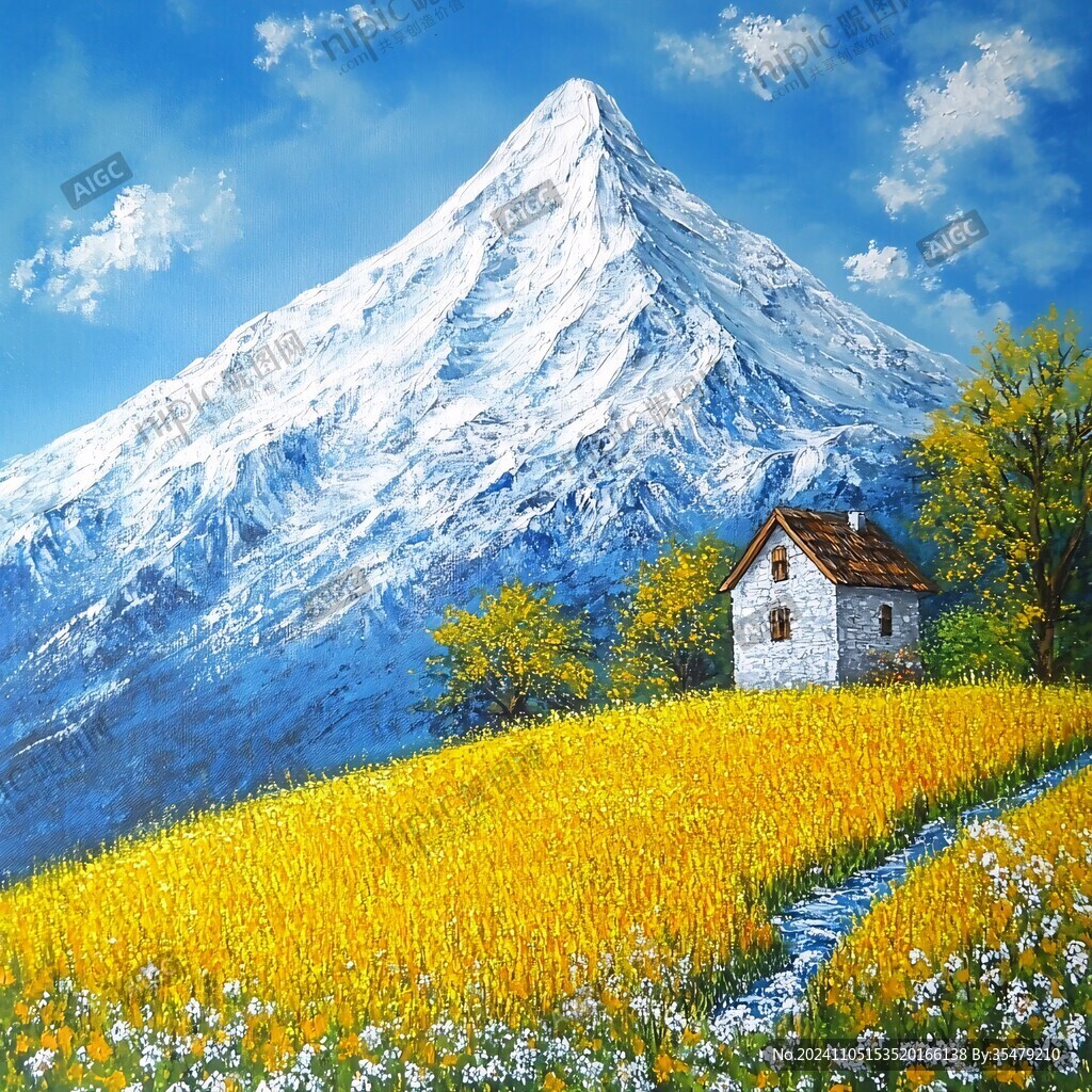 宽屏风景画