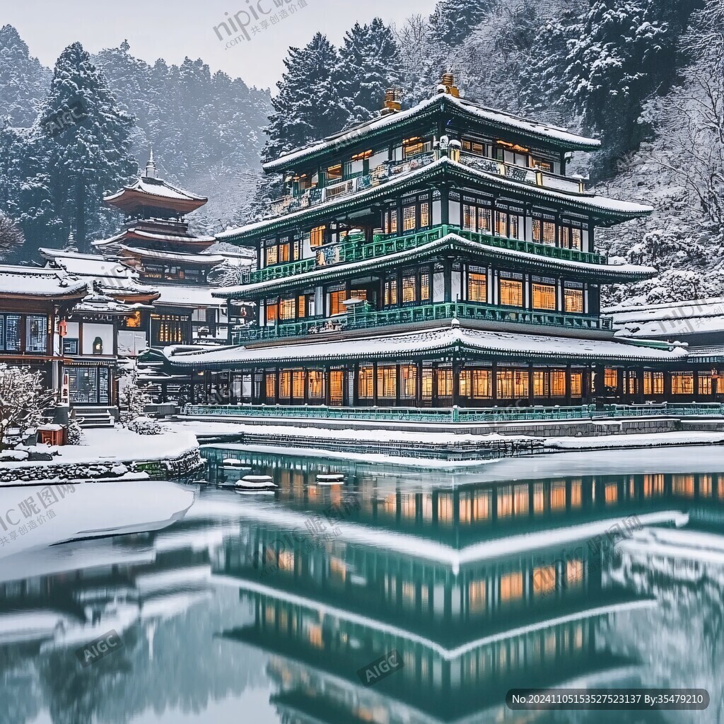 雪天楼阁