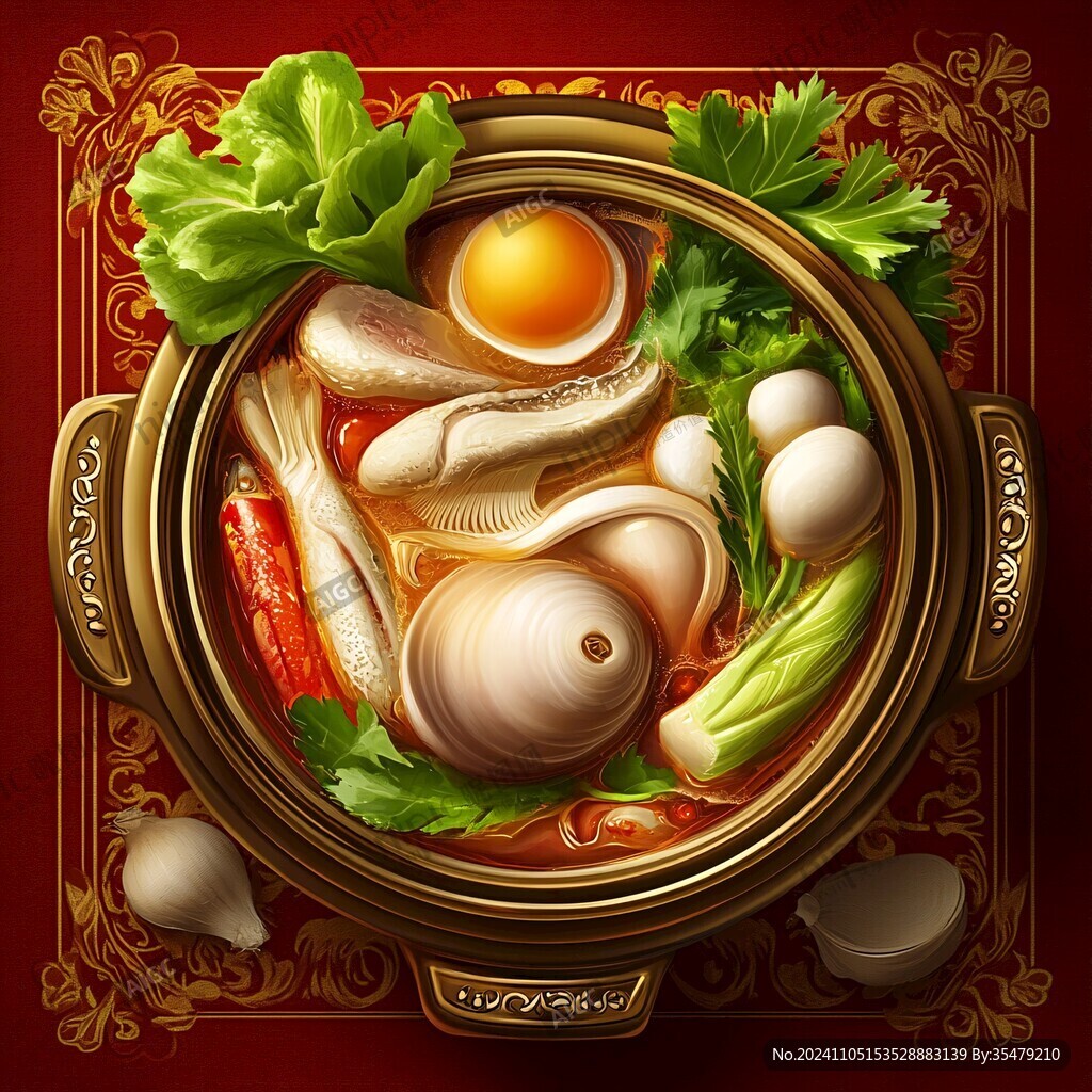 速热火锅插画