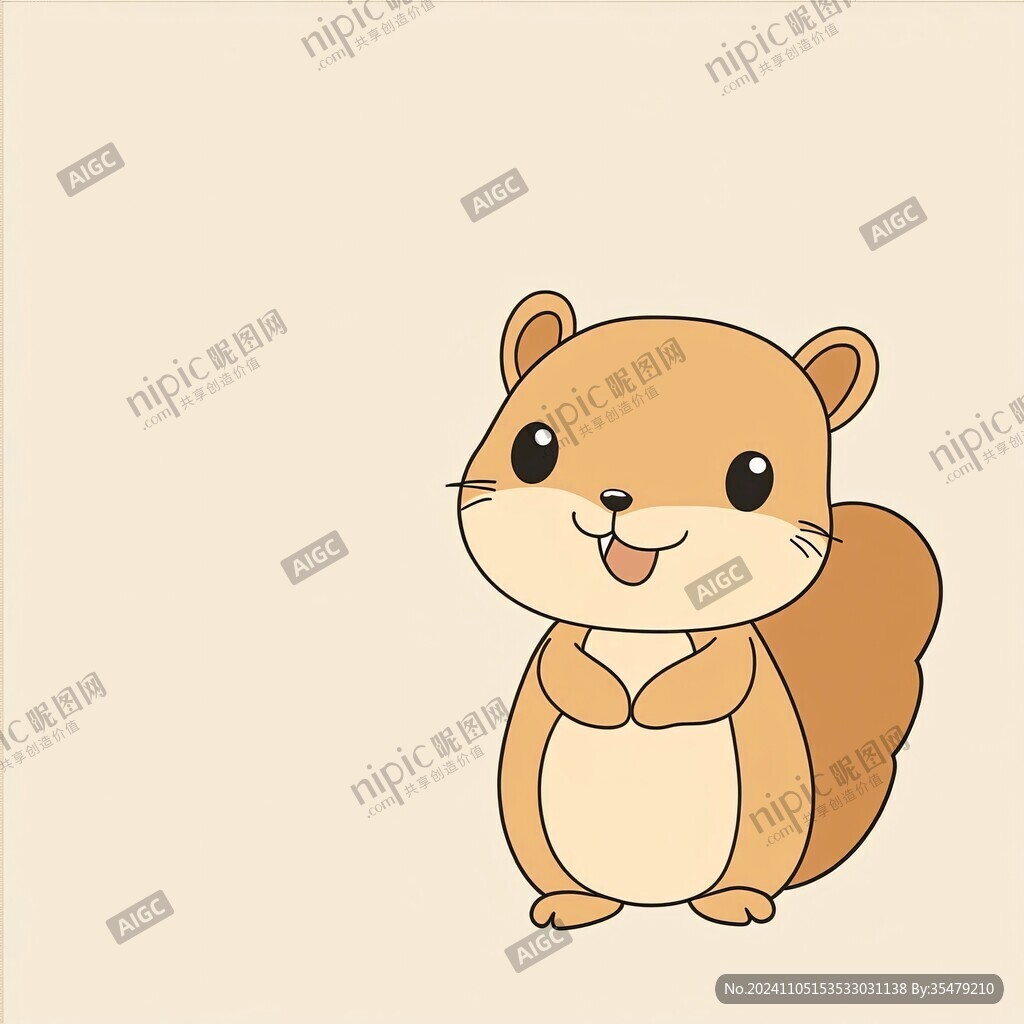 小松鼠卡通形象