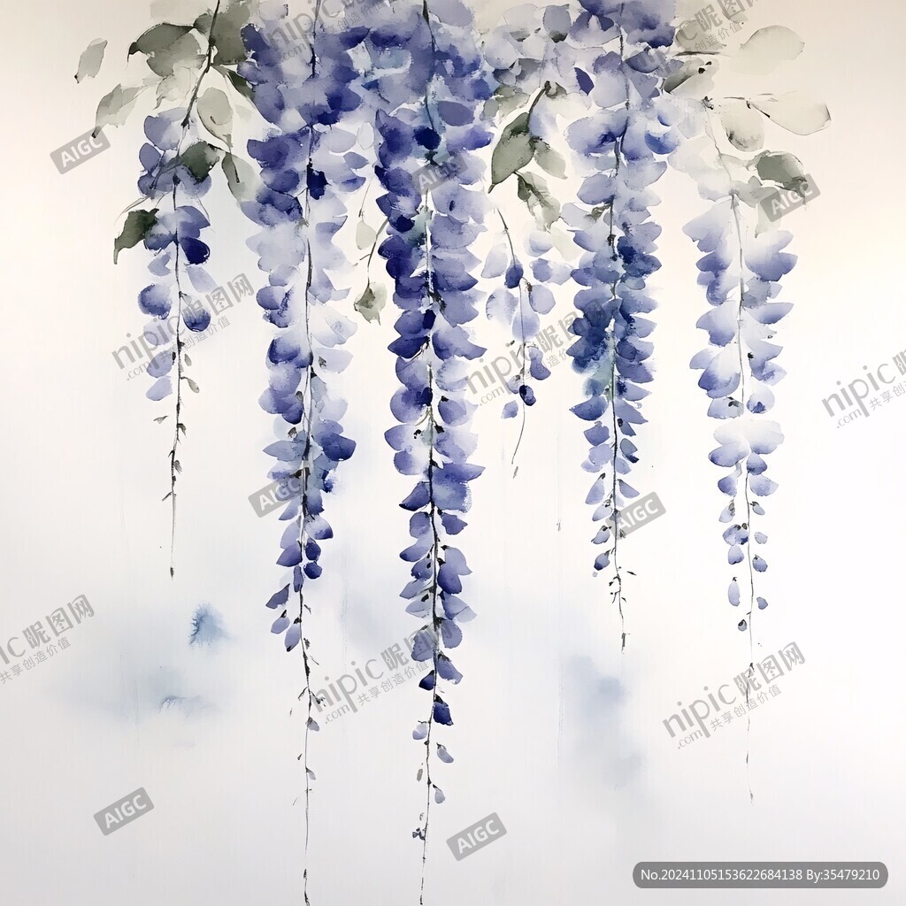 紫藤花吊饰