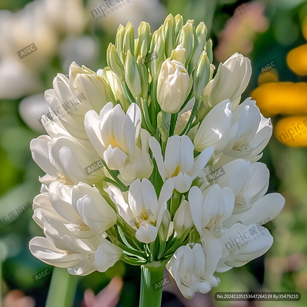 白色韭菜花