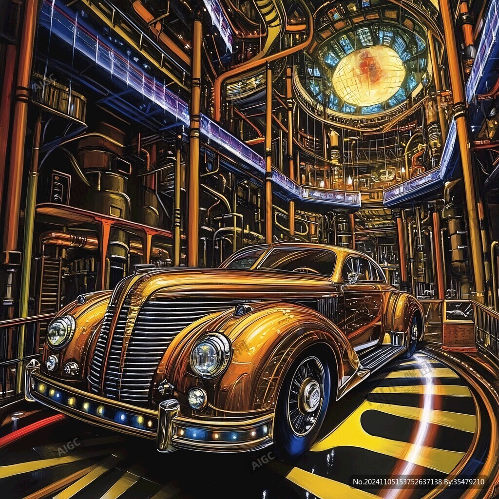 绚丽线条汽车