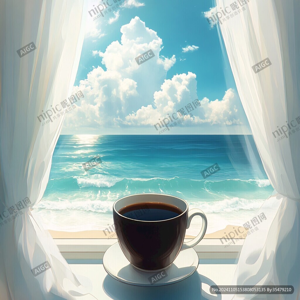 透过窗口海看海