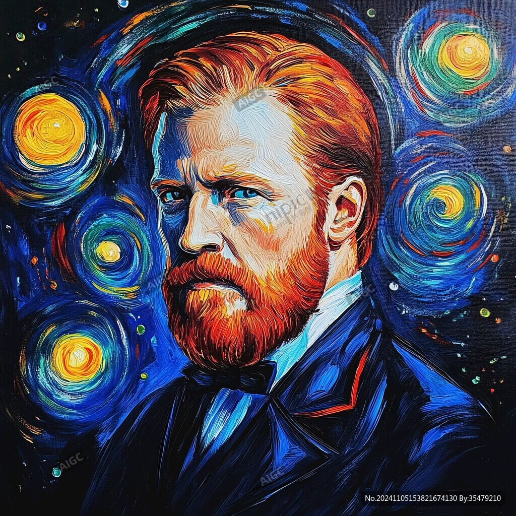 梵高星空画风
