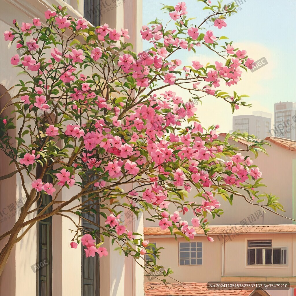 房前花树