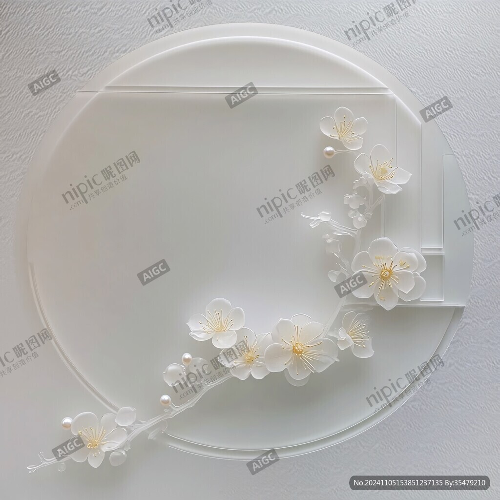 蝴蝶兰烤瓷浮雕