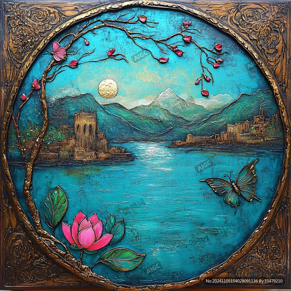 铜艺壁画