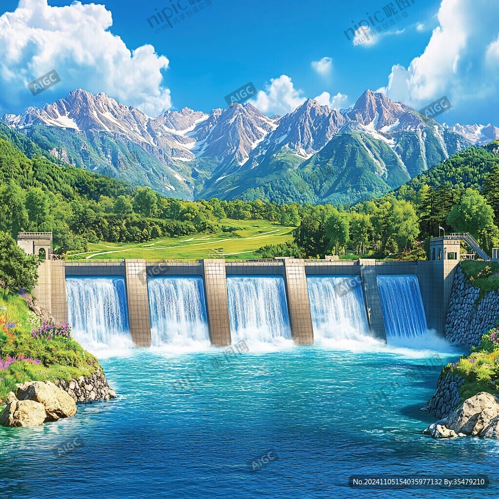 山间水电站