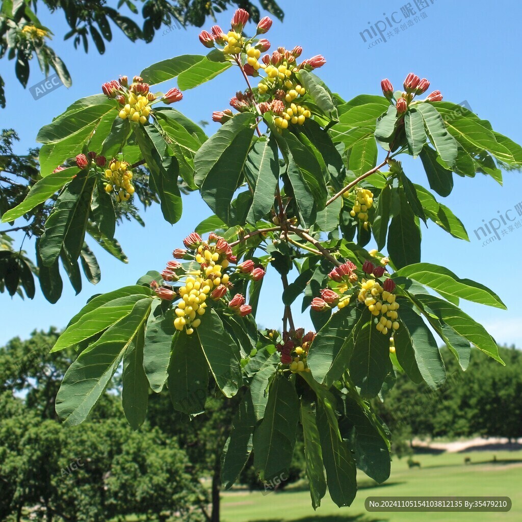 火炬树花果
