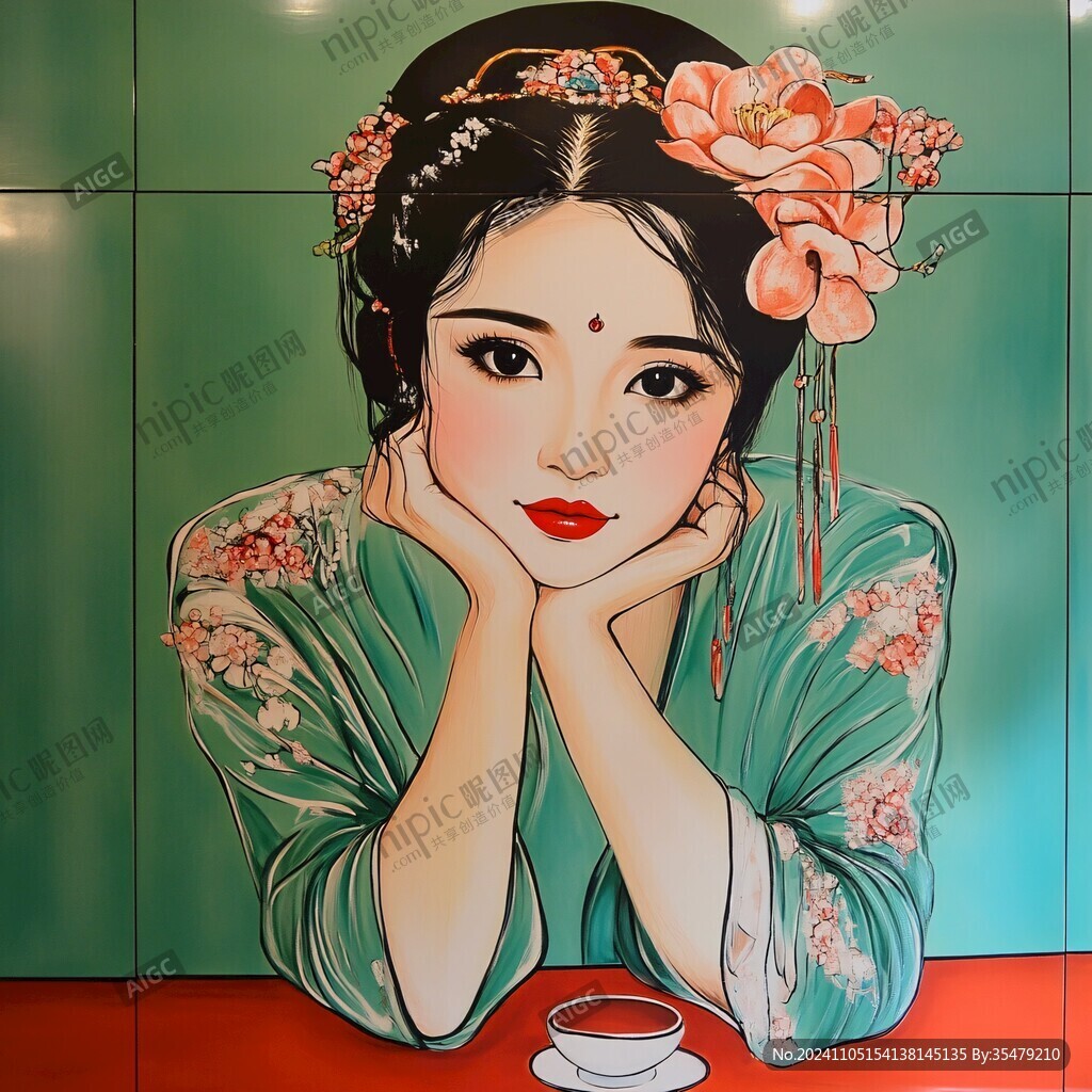 狗不理包子壁画