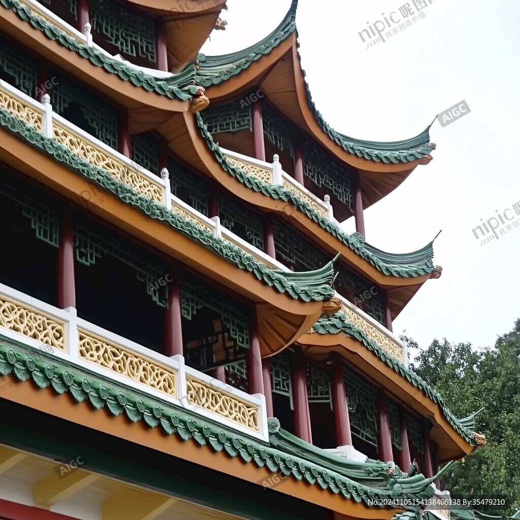 狮山公园楼阁