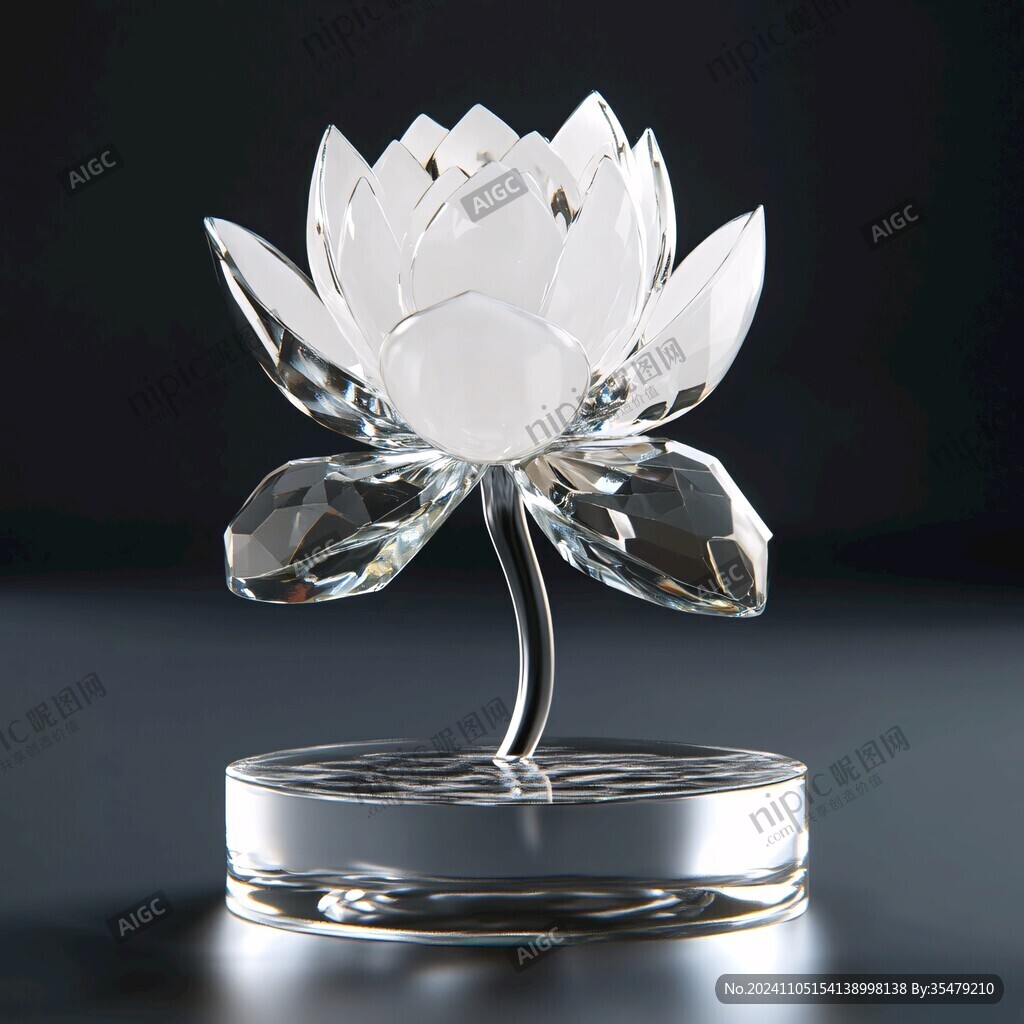 禅意莲花摆件
