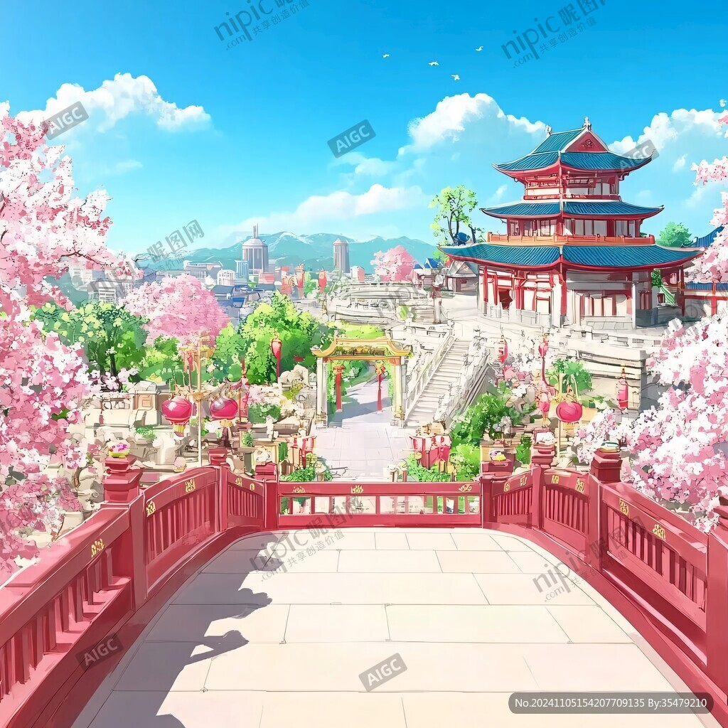 古风游戏舞台