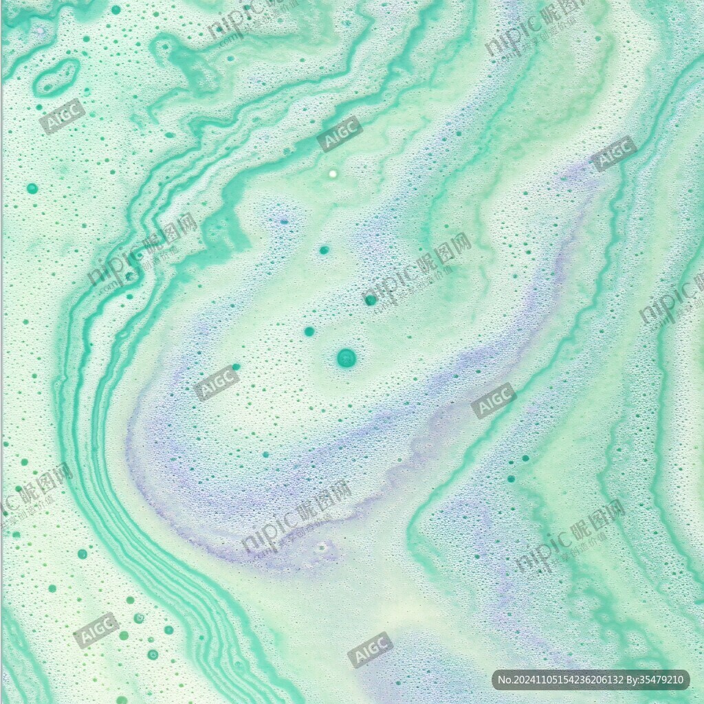 紫色梦幻细胞流体画
