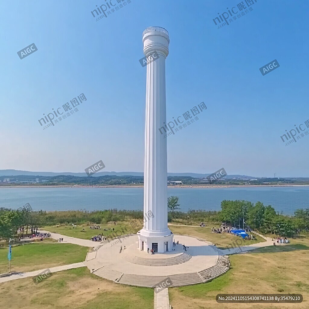 防洪纪念塔局部