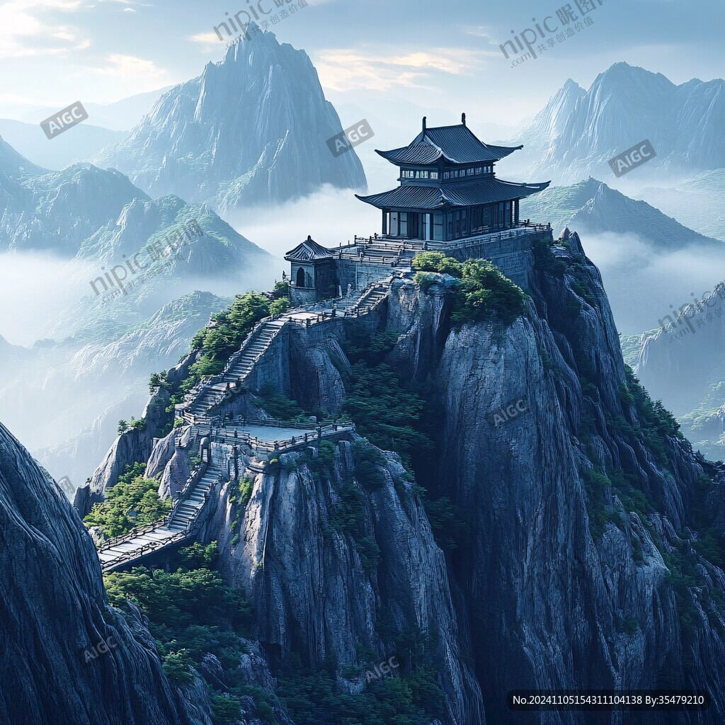 太姥山插画