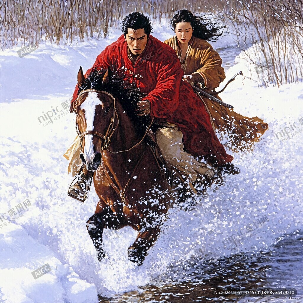 马踏飞雪