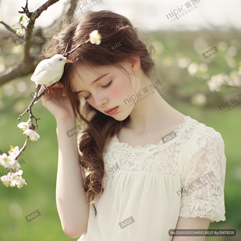浪漫森系小美女