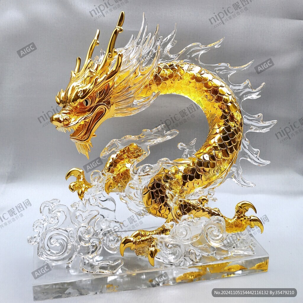水晶工艺龙