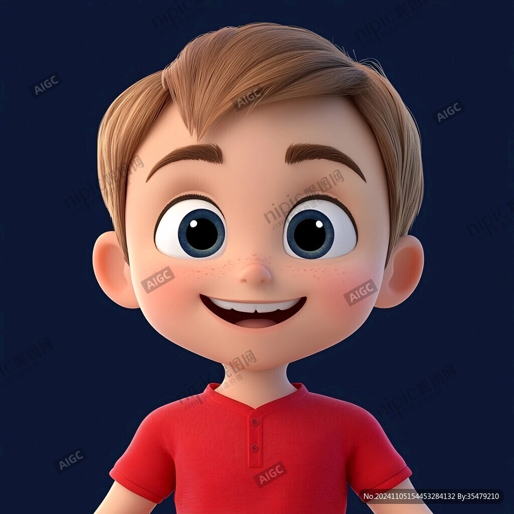 开心男孩头像