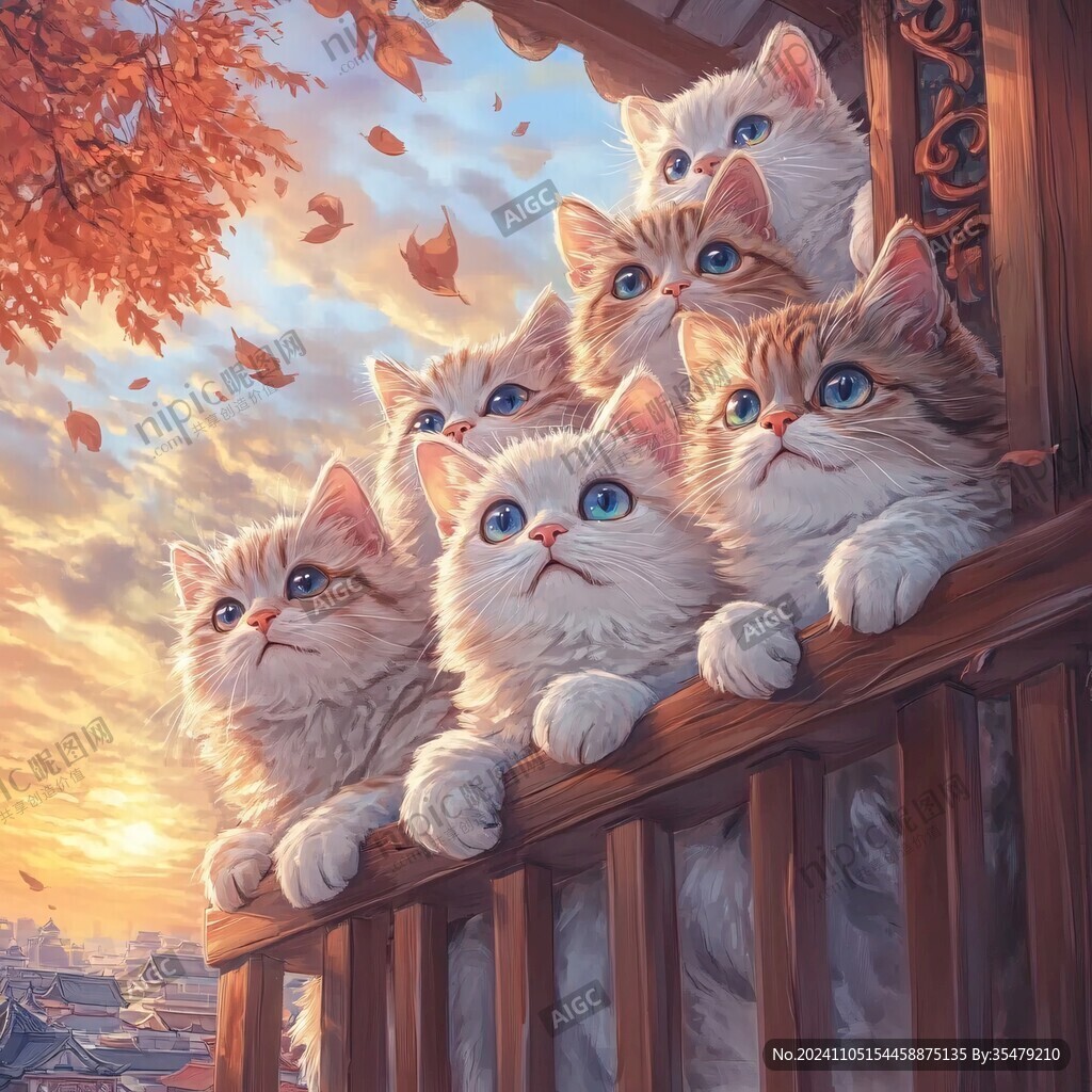 猫咪插画合集