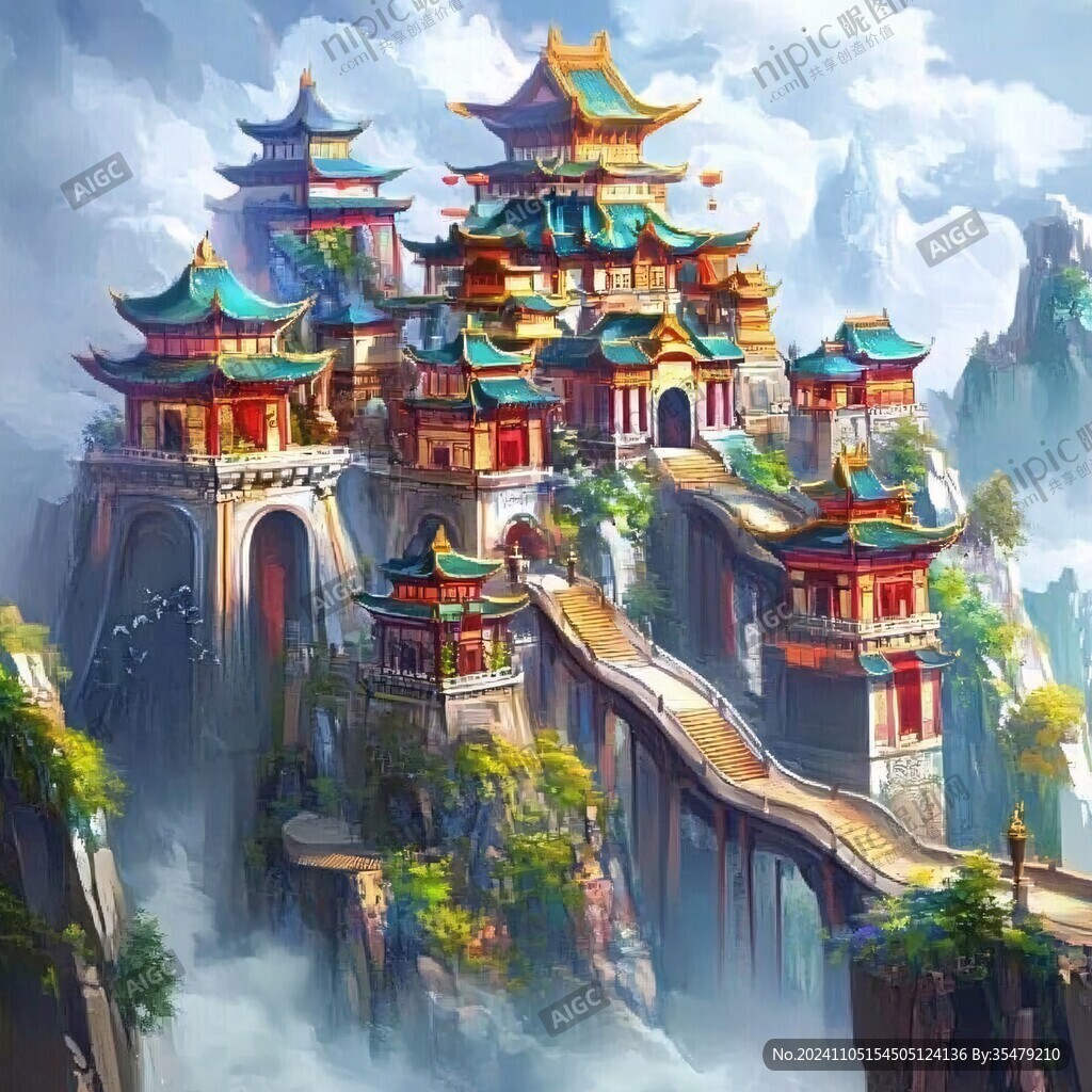 古风仙境天上宫阙