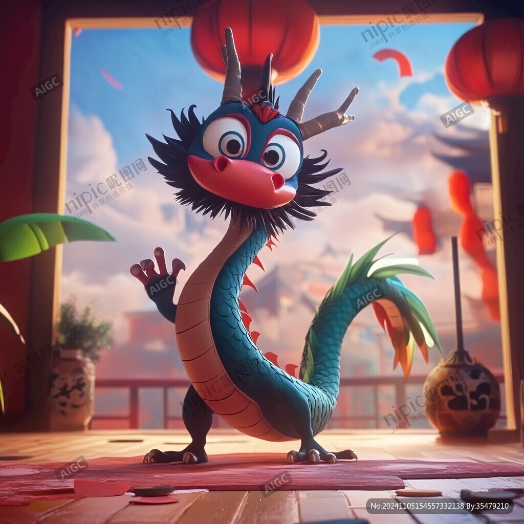 小龙拜年