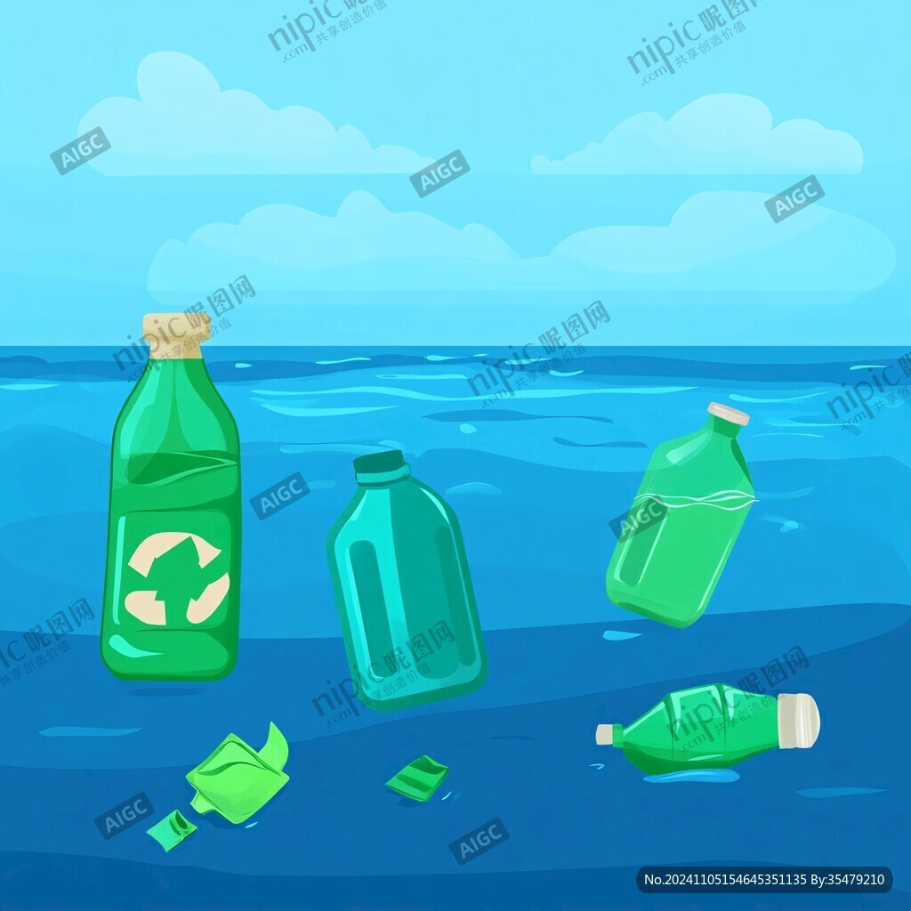 废弃物插画