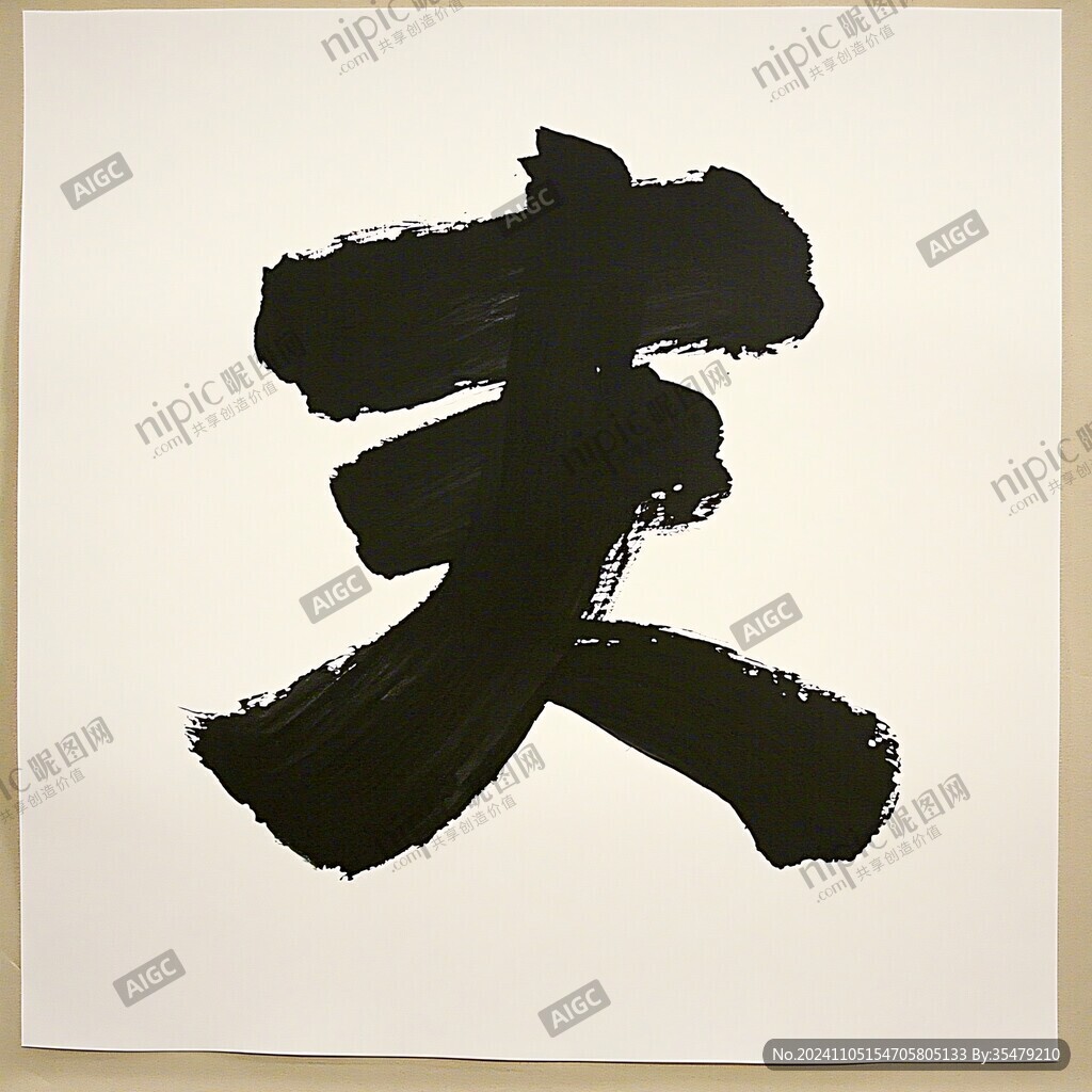 永毛笔字