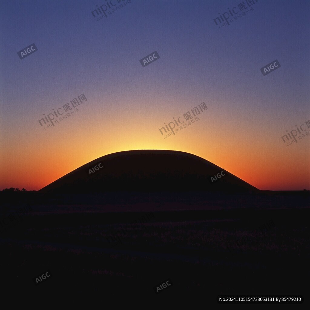 蒙古包日出