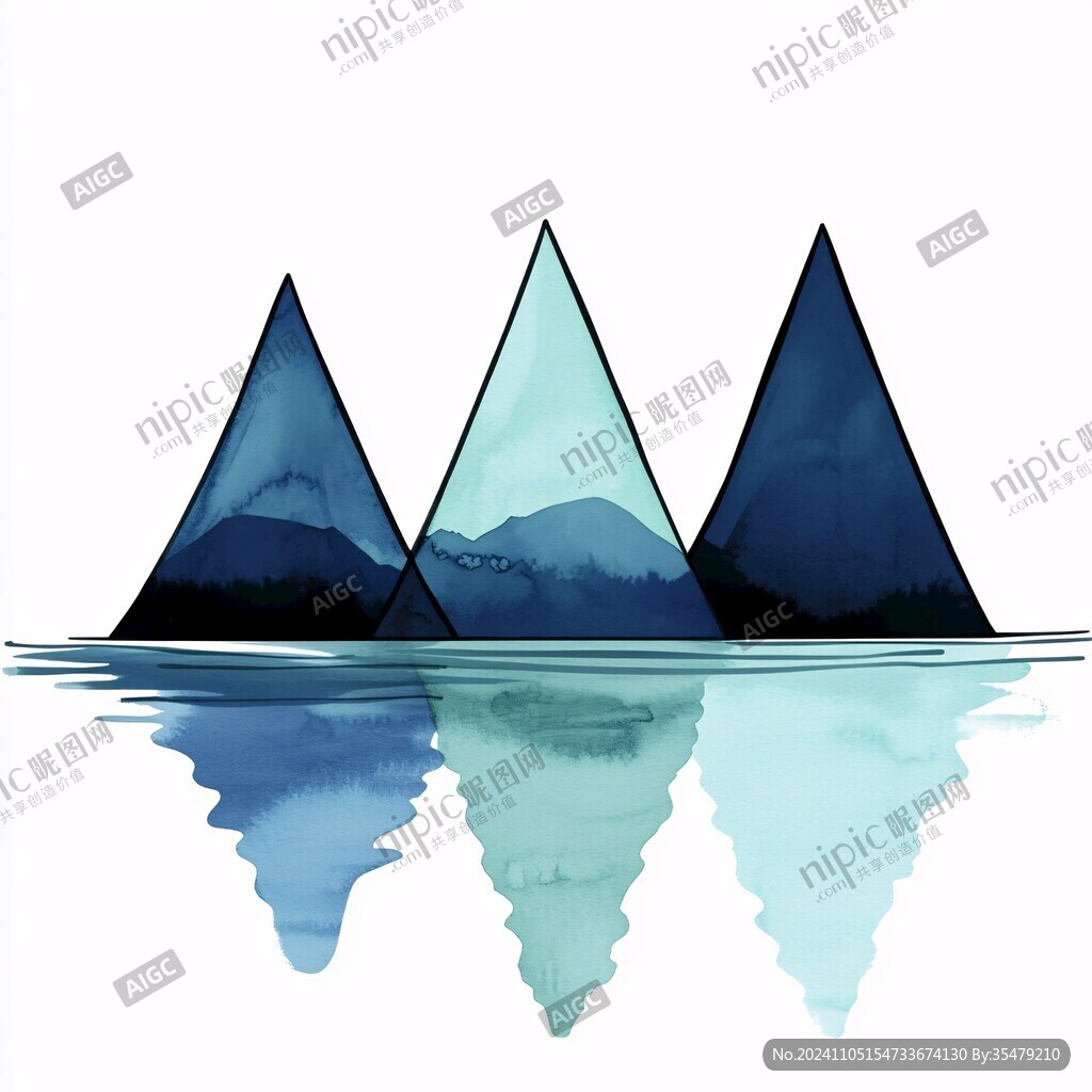 几何山水
