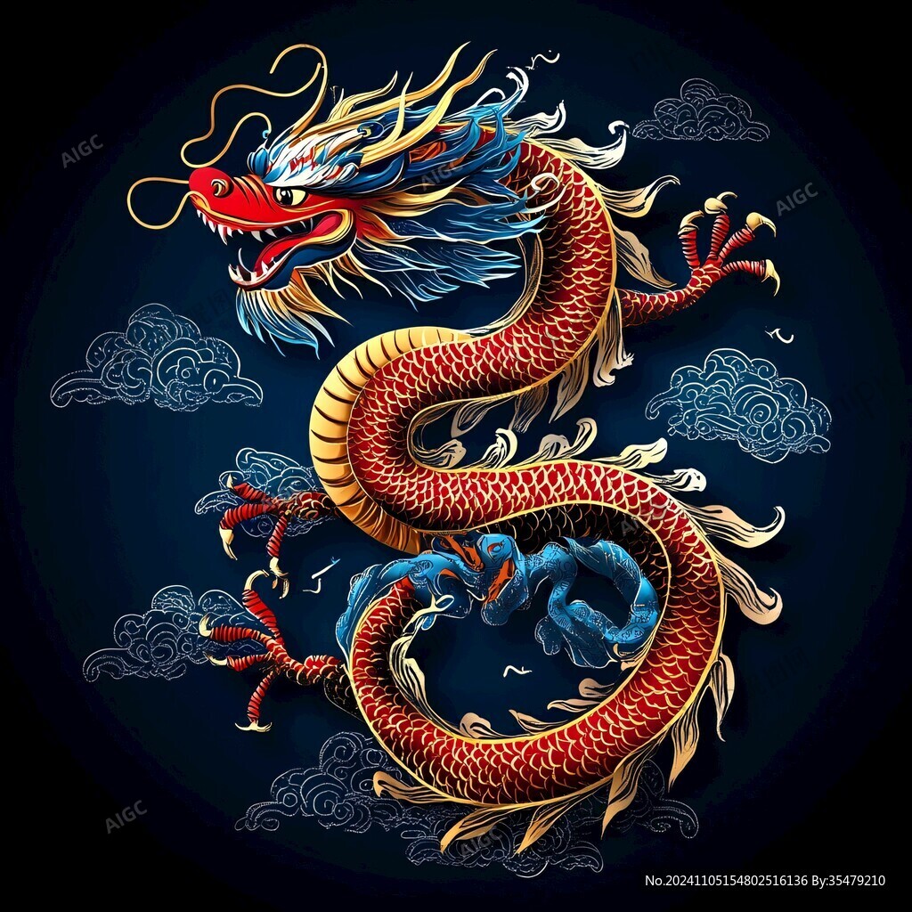 国潮龙元素