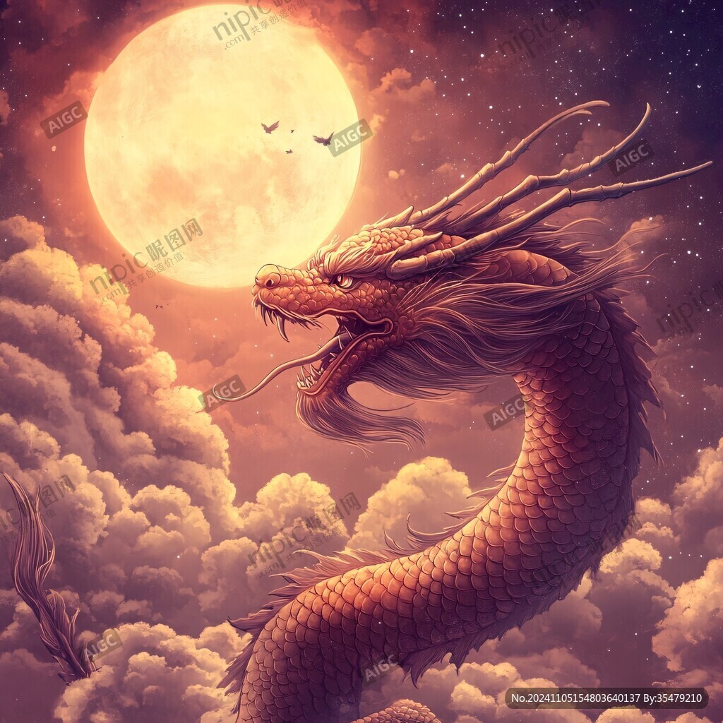 高清唯美双龙戏珠
