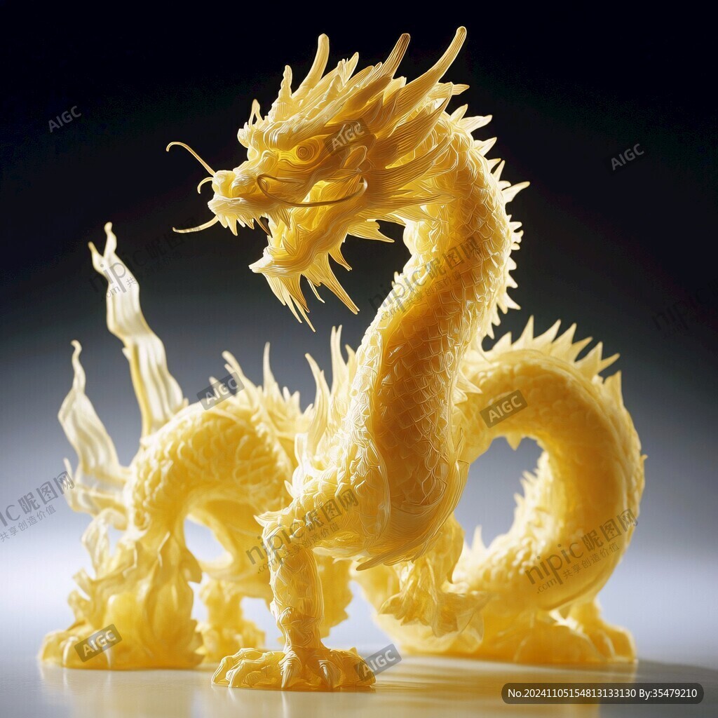 黄金龙摆件