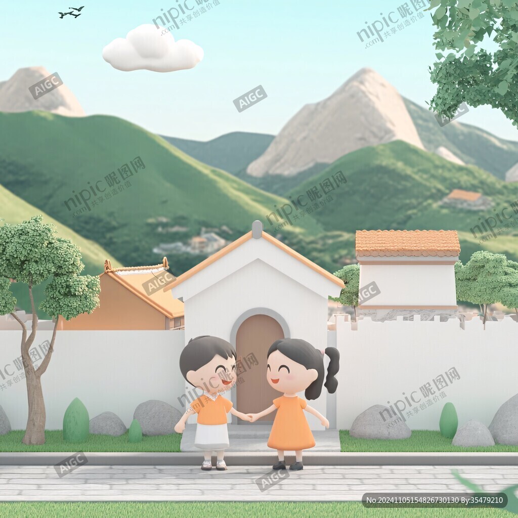 旅游文明插画