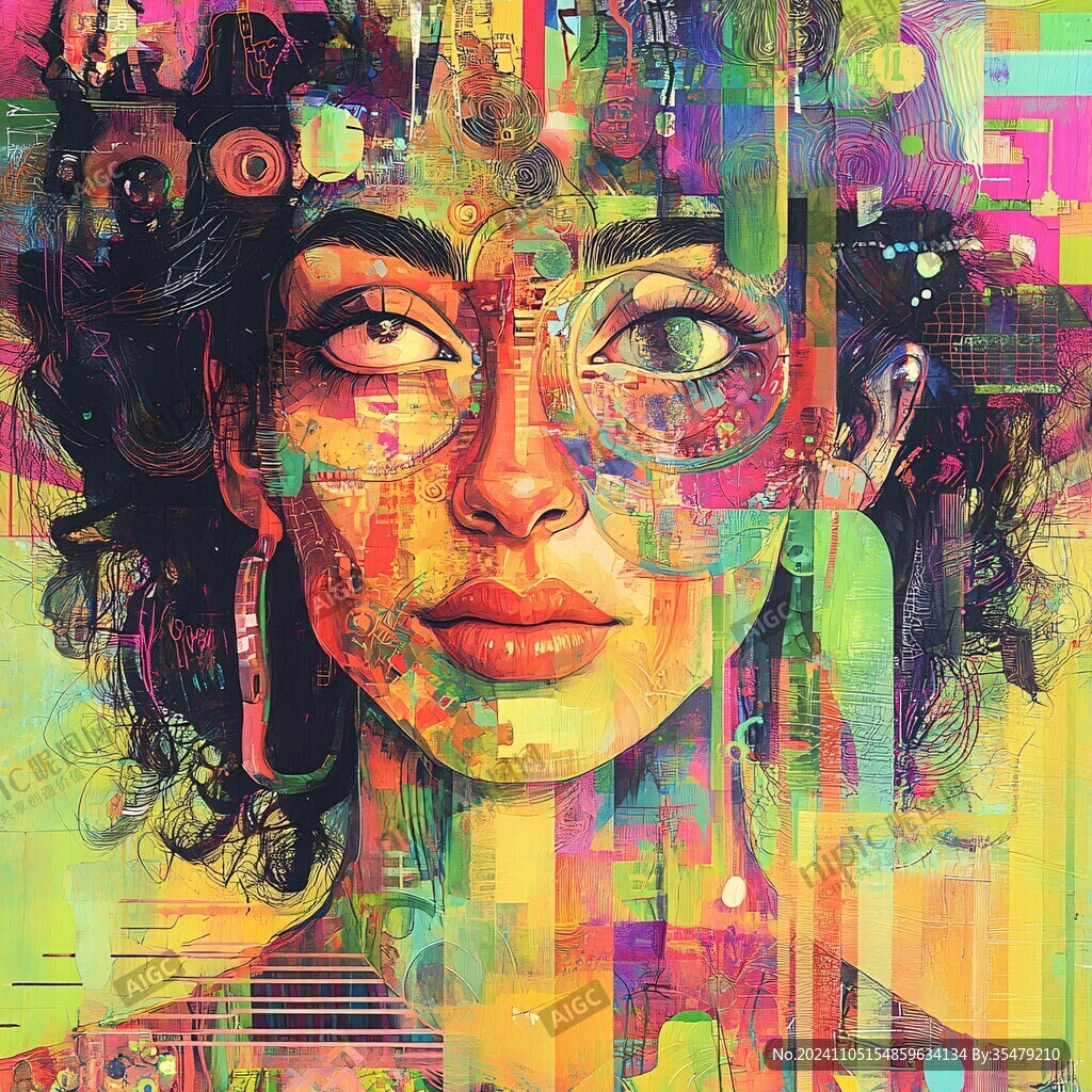 数字艺术女人