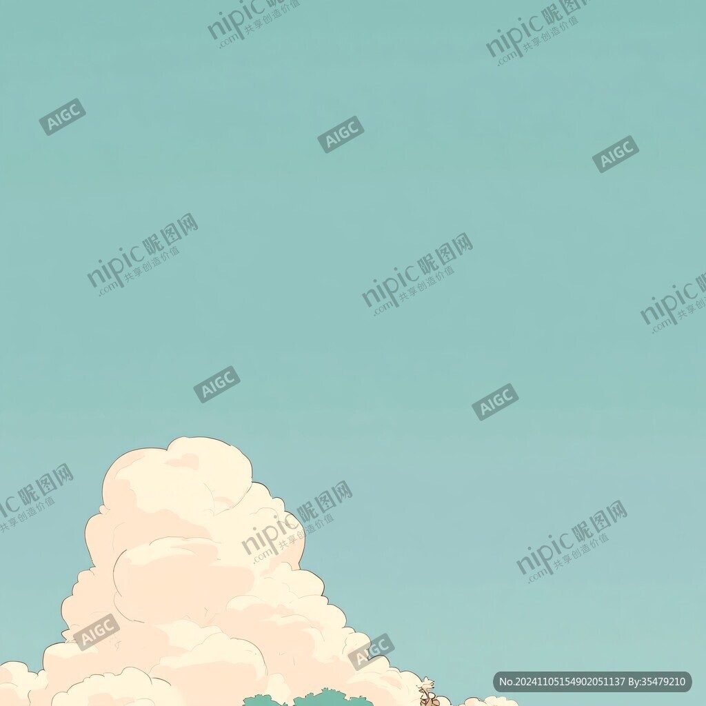 创意插画天空