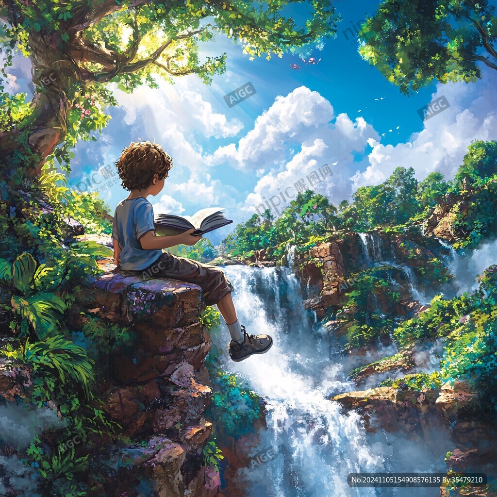 梦幻儿童插画超治愈