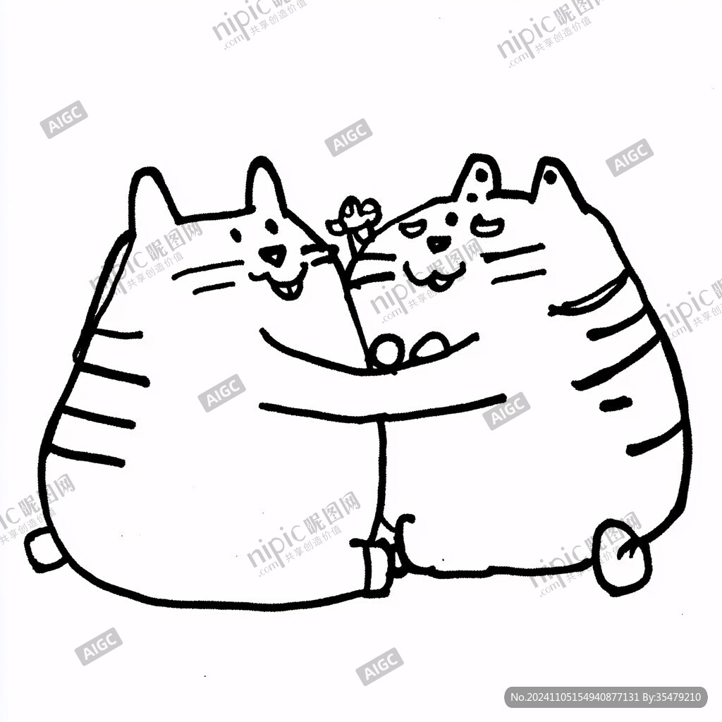 卡通小肥猫