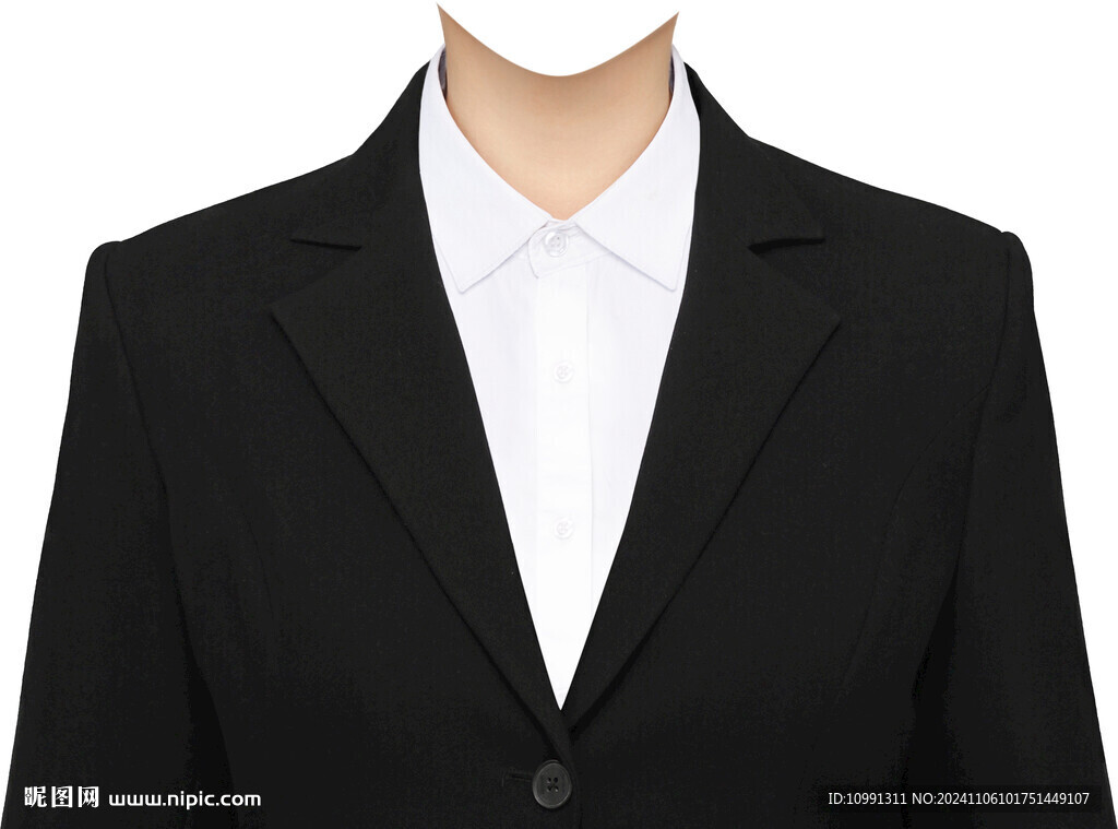 女士正装西装衣服素材