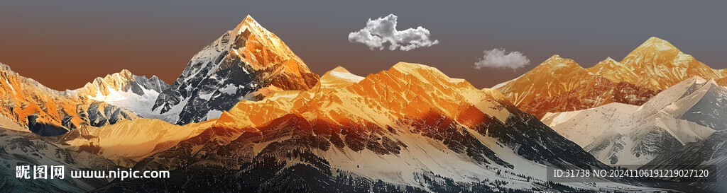 日照金山