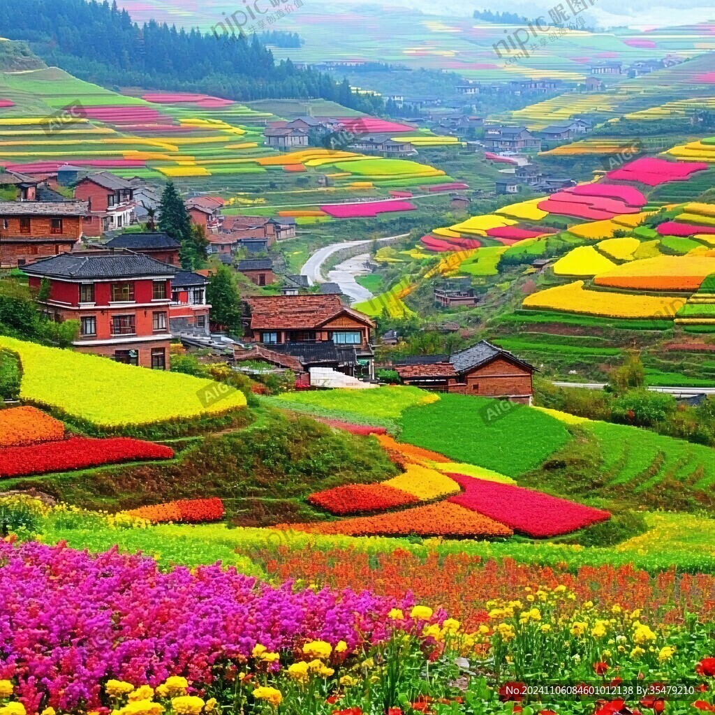 中国最美花海