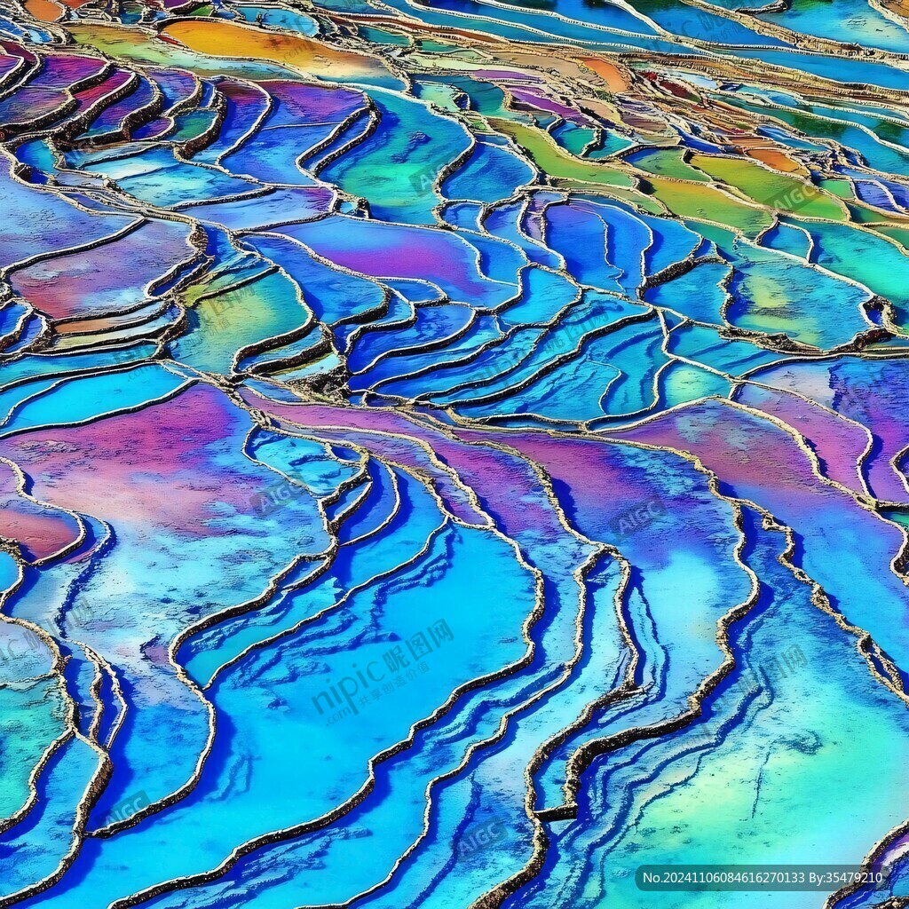 幻彩梯田