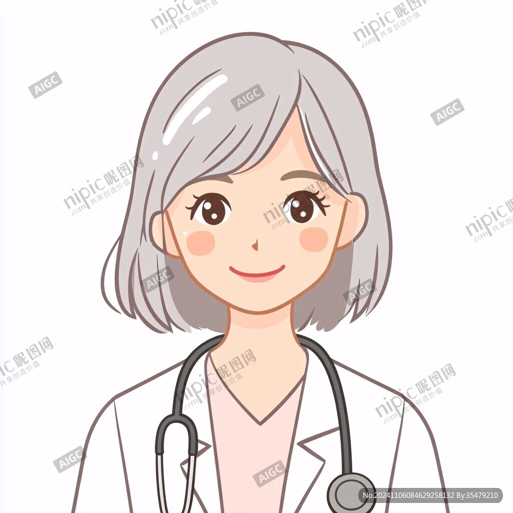 女性医生插画
