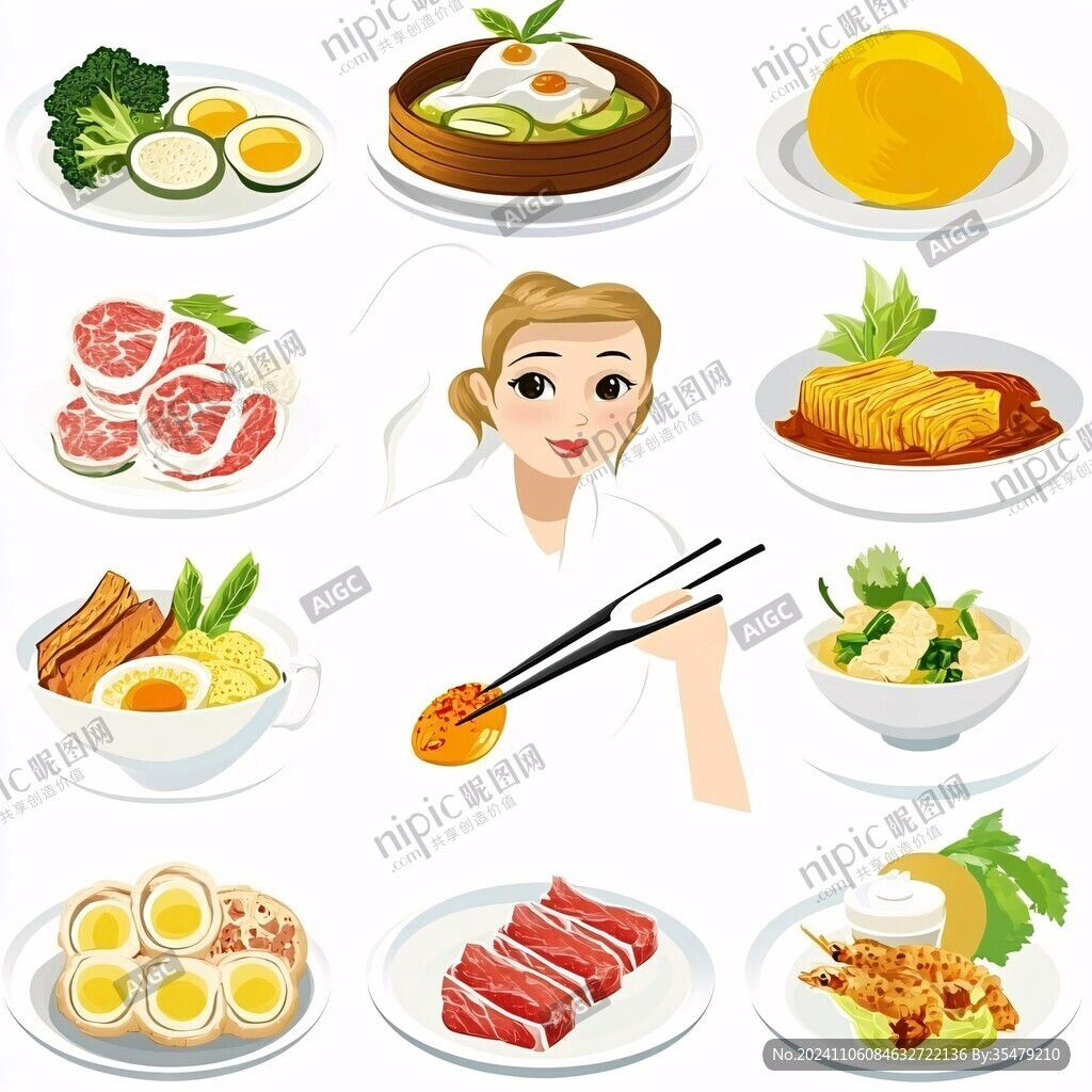 日本料理卡通人物