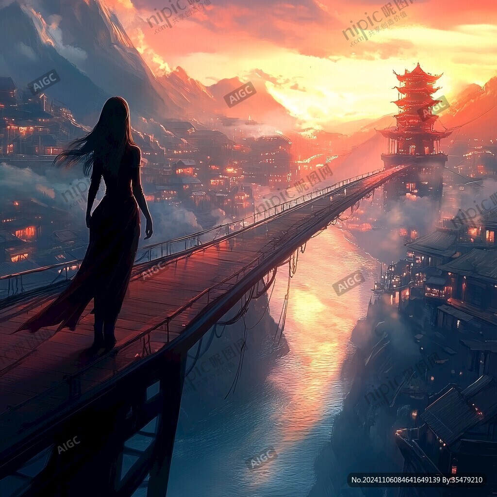 奈何桥插画
