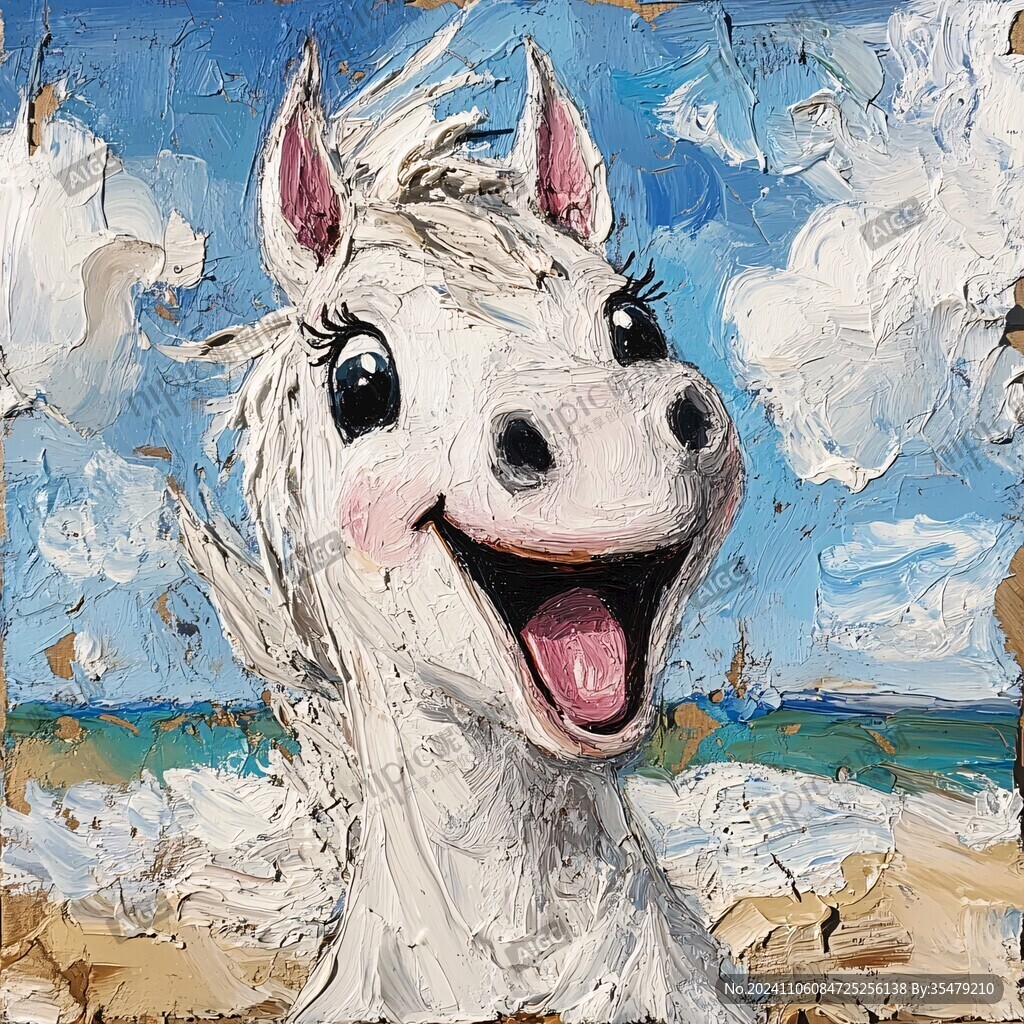 羊驼艺术画