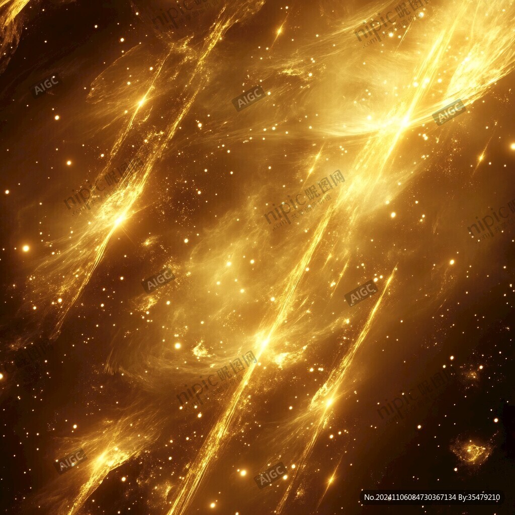金色未来科技梦幻星空
