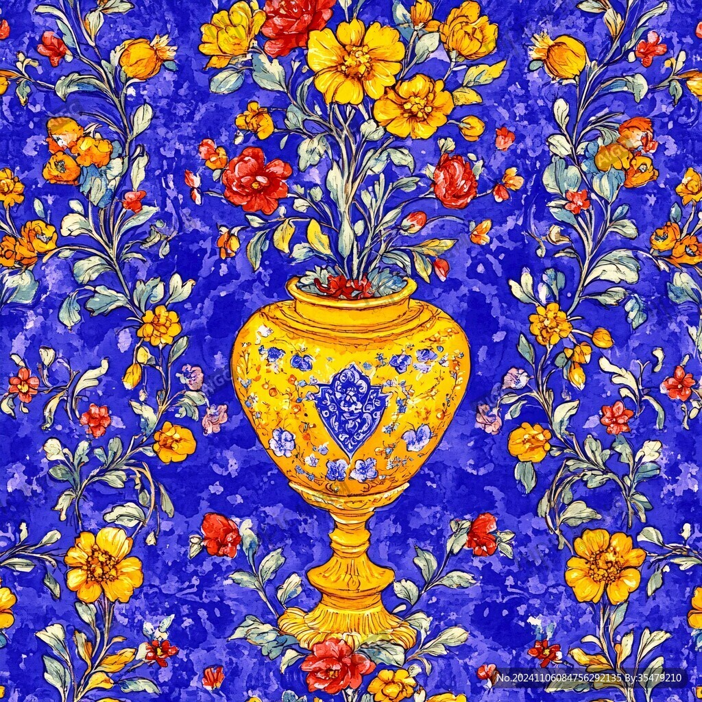 花瓶花纹